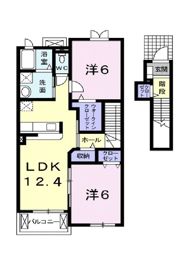 セレーノ・スパッツィオⅡAの間取り画像