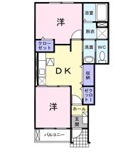 アルドーレ ミズホ Ⅲ棟の間取り画像