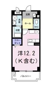 ユアハイム泡瀬の間取り画像