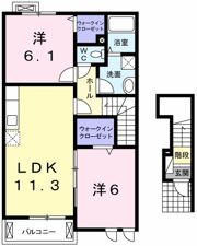 マリン・ハイムⅠの間取り画像