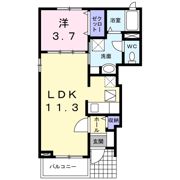 アルカンシエル大園の間取り画像