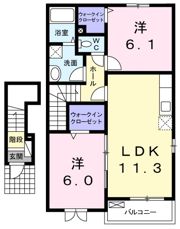 ローレル コートの間取り画像