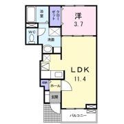 サンハイツの間取り画像