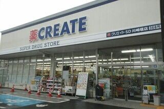 近くのクリエイト川崎堰店まで260m（徒歩4分）