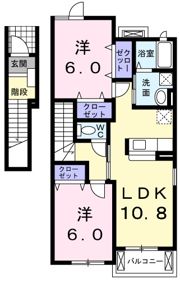 WONDERLAND Eの間取り画像