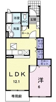 サンライズ 幸和 Ⅰの間取り画像
