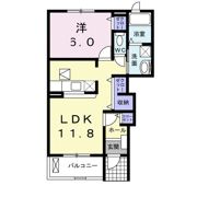 グランソレイユKO Ⅴの間取り画像