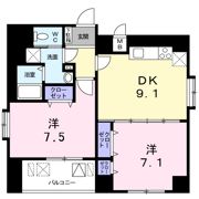 エテルノ べんけいの間取り画像