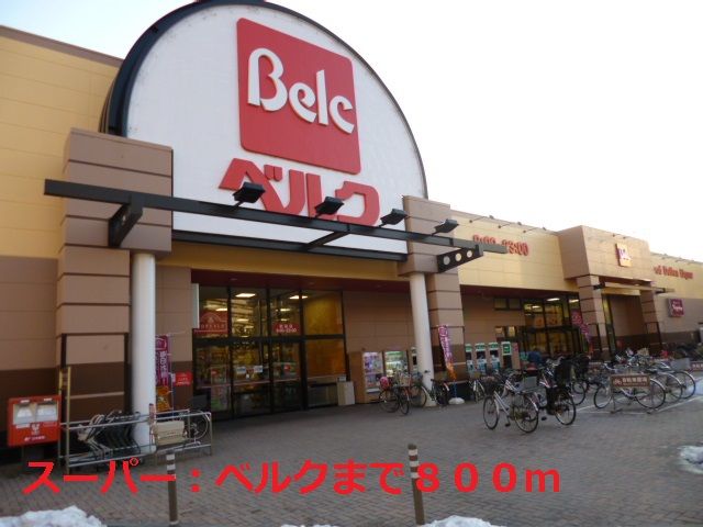 近くのベルクまで800m(徒歩10分)