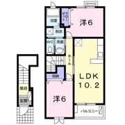 ディアコートCの間取り画像