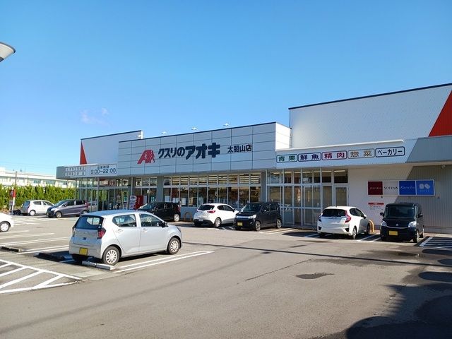 近くのクスリのアオキ太閤山店まで900m（徒歩12分）