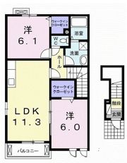プロスペリティーⅡの間取り画像