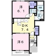 アイリー中須Ⅱの間取り画像