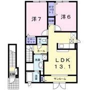 カルム・ガーデン 弐番館の間取り画像