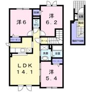ミーティアの間取り画像