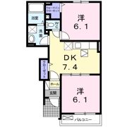 ルミエール Bの間取り画像