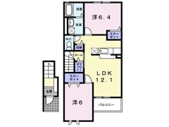 ドルチェ ドゥエ Ⅱの間取り画像