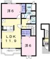 グレイスフルBの間取り画像