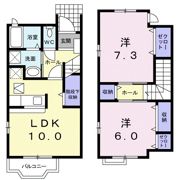 カーサゆめが丘の間取り画像