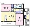 リサータAの間取り画像