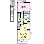 クオーレ Bの間取り画像