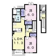 ガーデンハウス バーミィ Bの間取り画像