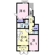 フォーピュアー Ⅲの間取り画像