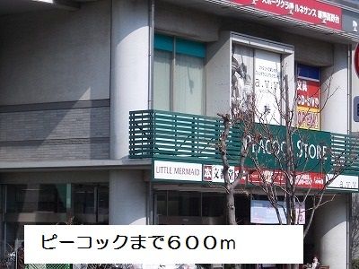 近くの大丸ピーコックまで600m(徒歩8分)