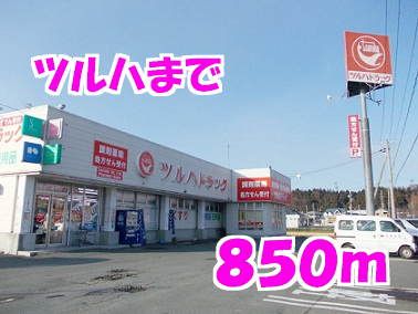 近くのドラッグストアまで850m（徒歩11分）