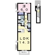 ステラート大塚Bの間取り画像