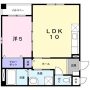 ユーヴェSⅡの間取り画像