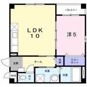 ユーヴェSⅡの間取り画像