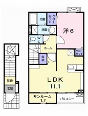 カレント・スクエアの間取り画像