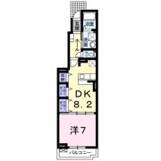 ウエスト・テール ミューの間取り画像