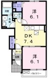 グリーンブリーズの間取り画像