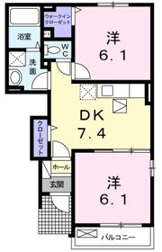 グリーンブリーズの間取り画像
