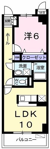 レジデンス神戸の間取り画像