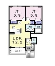 カーサ エテルノの間取り画像