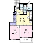 ロイヤルパレス ラ・ノビアAの間取り画像