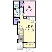 ラフレシ－ル Bの間取り画像