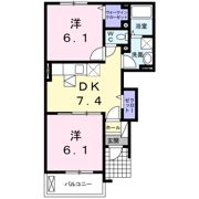 ヴァーサ レミィ－Aの間取り画像