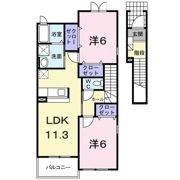 ラフレシールの間取り画像