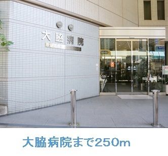 近くの大脇病院まで250m(徒歩4分)