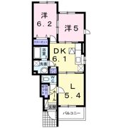 コーポロマンDの間取り画像