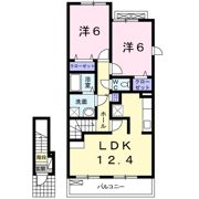 コーポロマンDの間取り画像