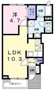 サンパティークの間取り画像