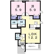 ル シェモアの間取り画像
