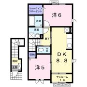 ボアメゾン 2の間取り画像