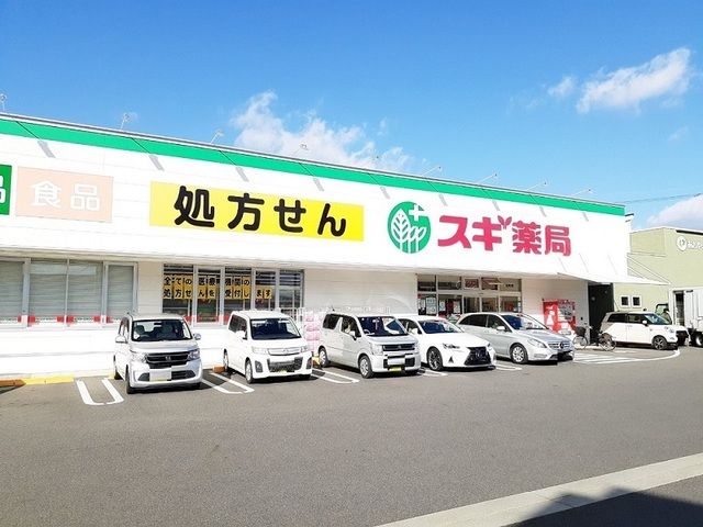 近くのスギドラッグまで550m（徒歩7分）