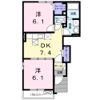 サザン・ガーデン「さくら」Aの間取り画像